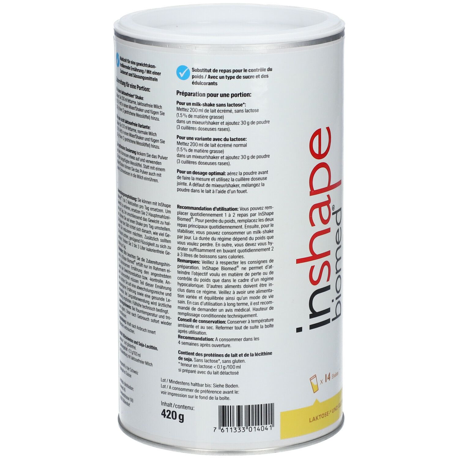 Biomed® inshape Vanille