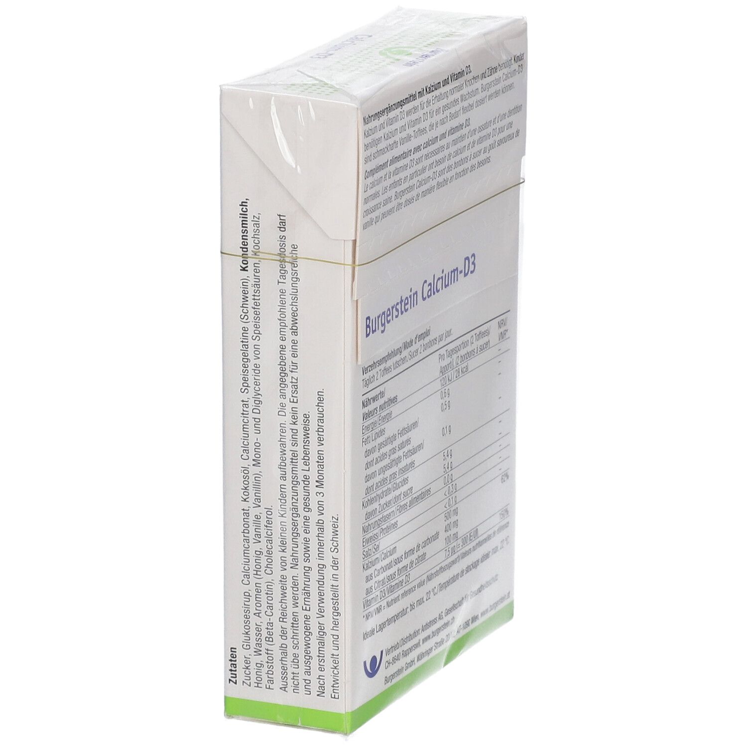 Burgerstein Calcium D3-Toffees
