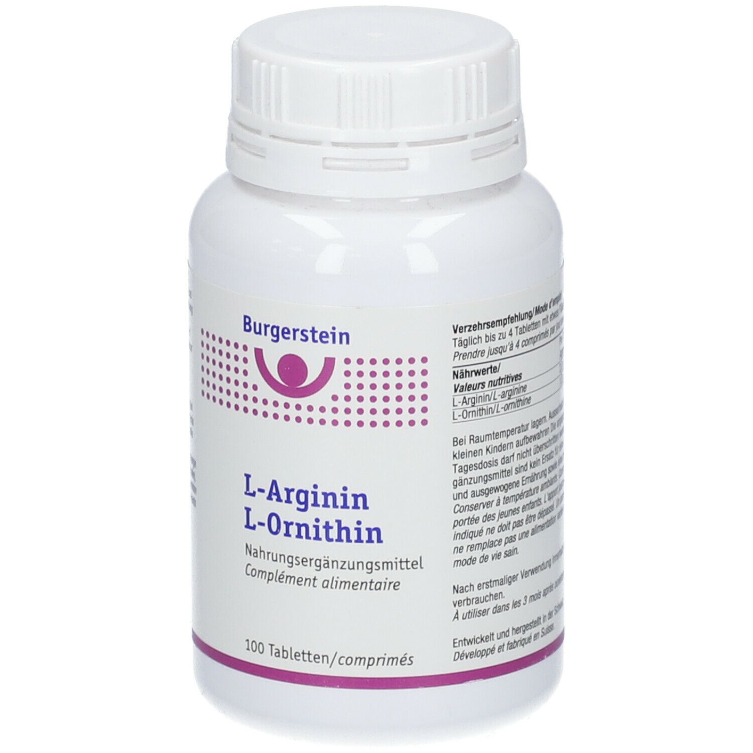Burgerstein L-Arginin L-Ornithin