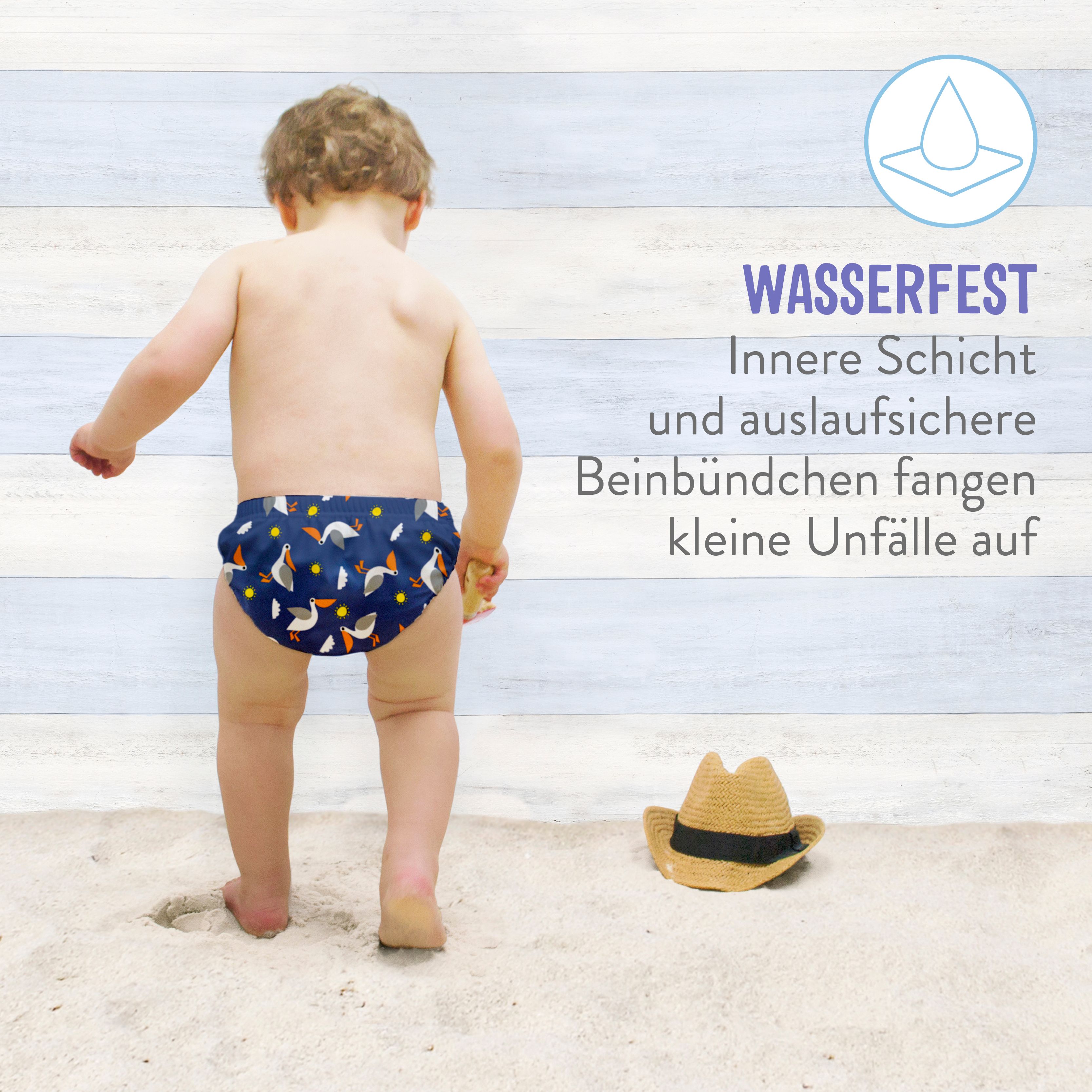 bambino mio Schwimmwindel Krabbe