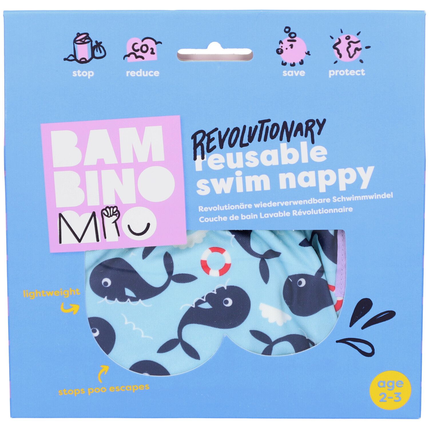 bambino mio Schwimmwindel Walfisch 1 St Shop Apotheke