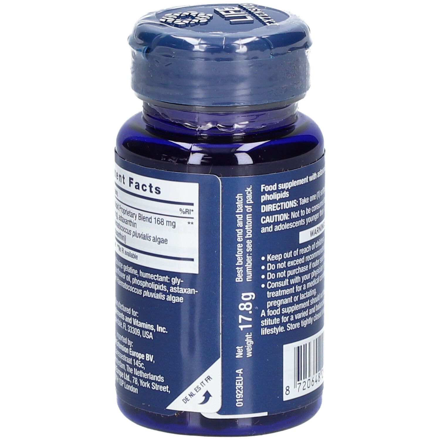 LIFE EXTENSION® Astaxanthin 4mg mit Phospholipiden