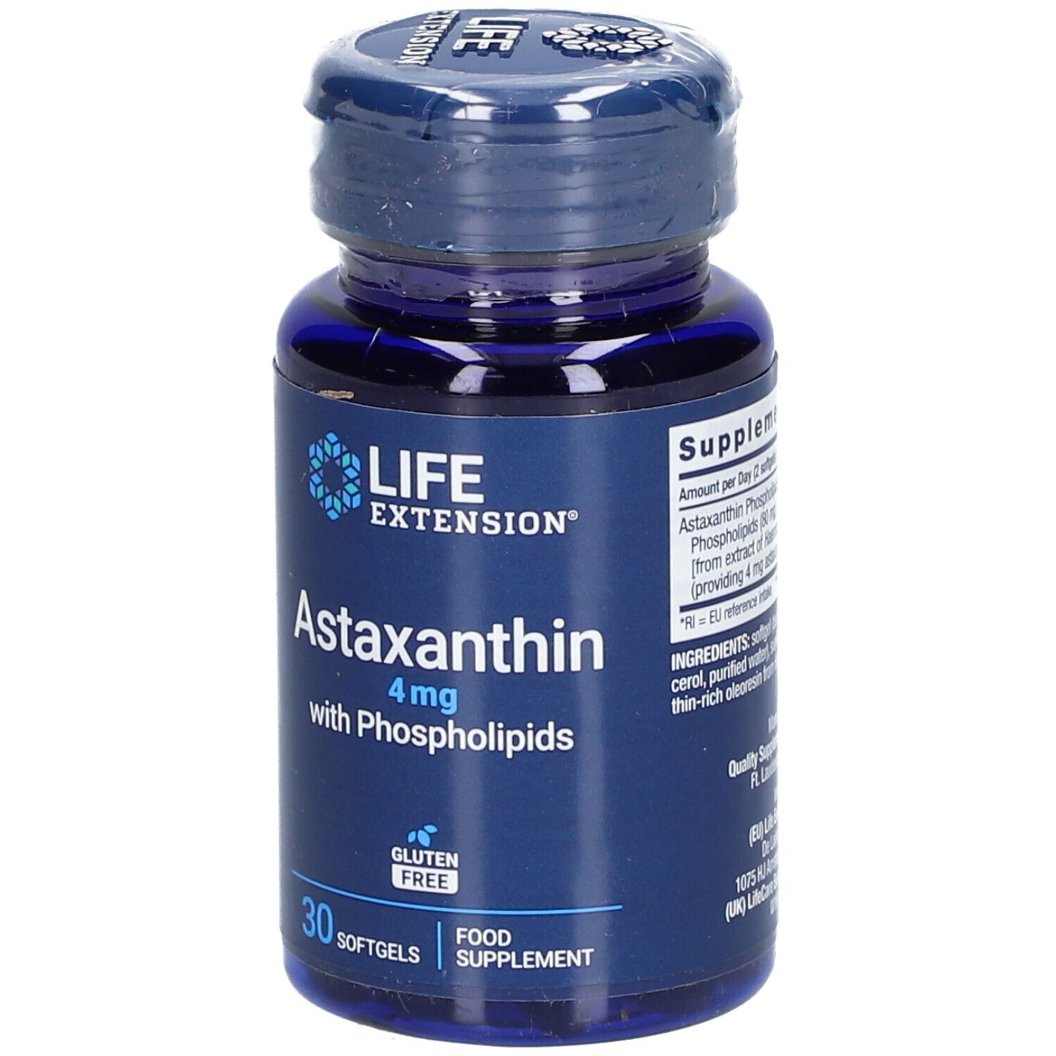 LIFE EXTENSION® Astaxanthin 4mg mit Phospholipiden