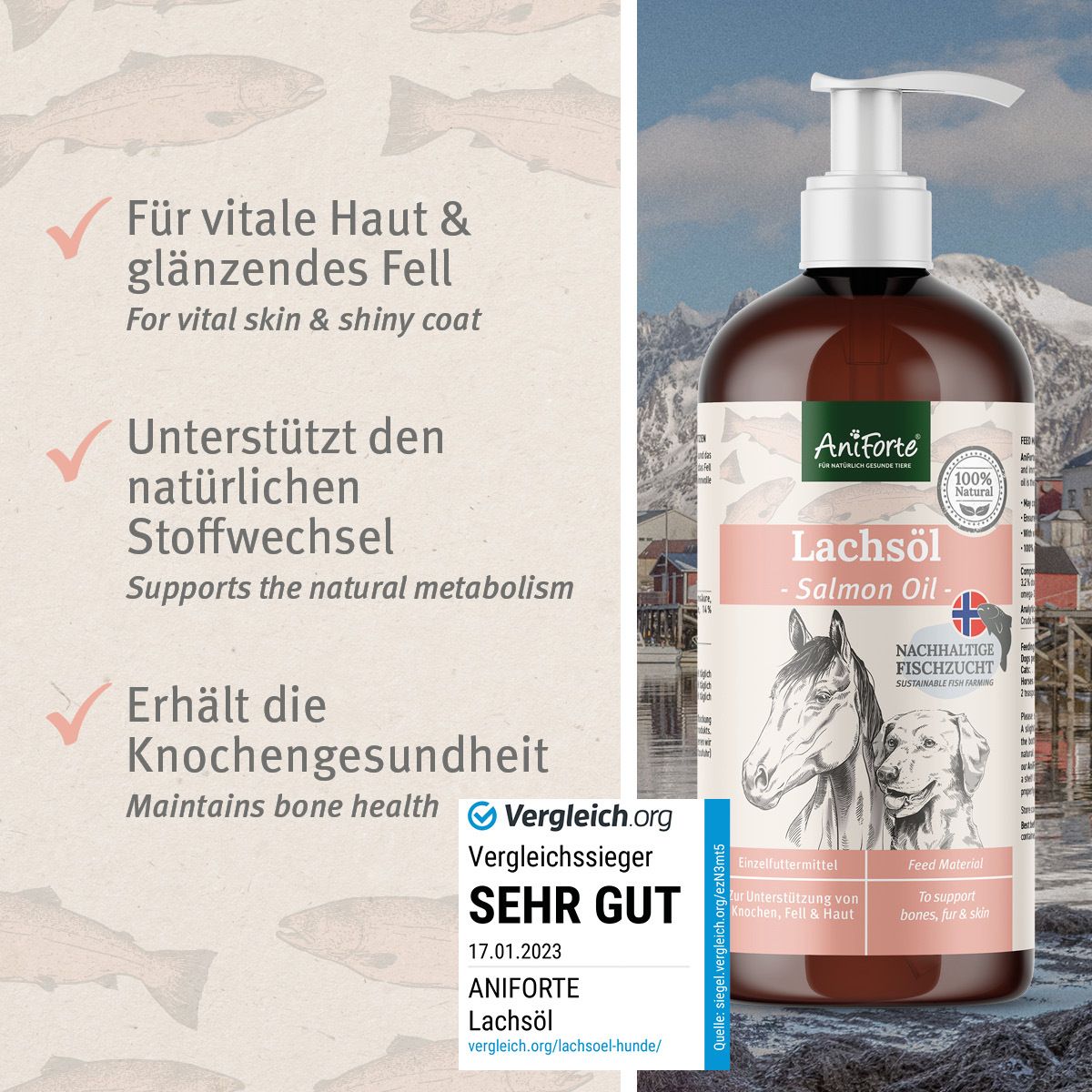 AniForte Lachsöl Salmon Oil