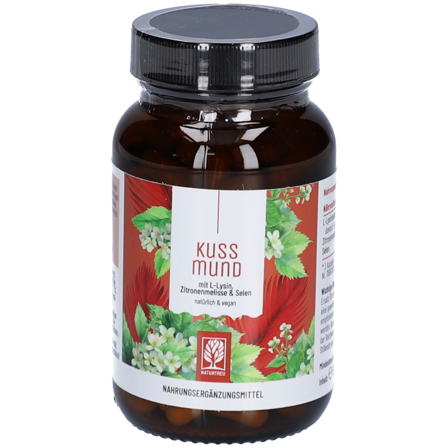 L-Lysin, Selen und Zitronenmelisse - Kussmund - NATURTREU®