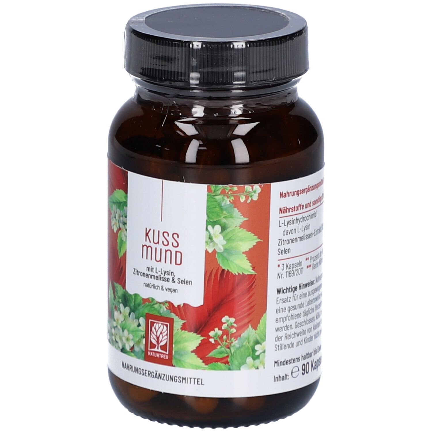 L-Lysin, Selen und Zitronenmelisse - Kussmund - NATURTREU®