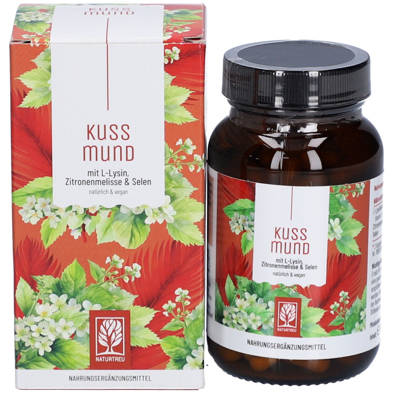 L-Lysin, Selen und Zitronenmelisse - Kussmund - NATURTREU®