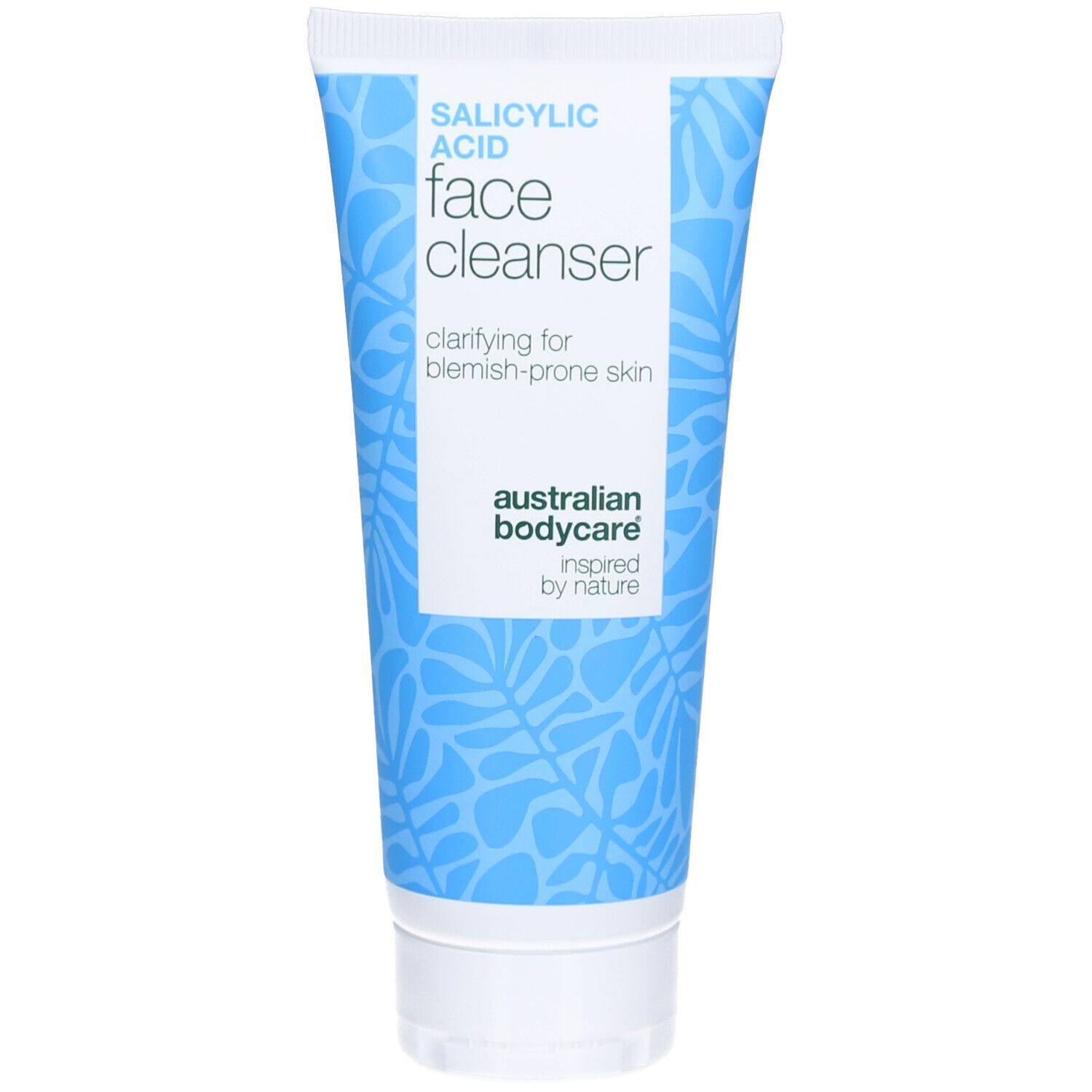 Tube mit Salicylsäure Gesichtsreiniger, klärend für zu Unreinheiten neigende Haut, Marke Australian Bodycare.