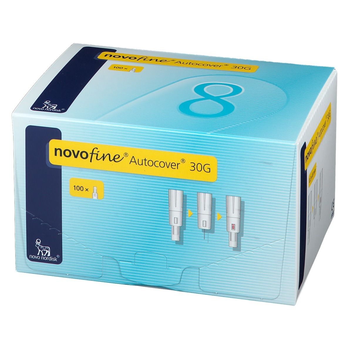 NovoFine® Autocover® 8 mm 30g Injektionsnadeln 100 St Shop Apotheke