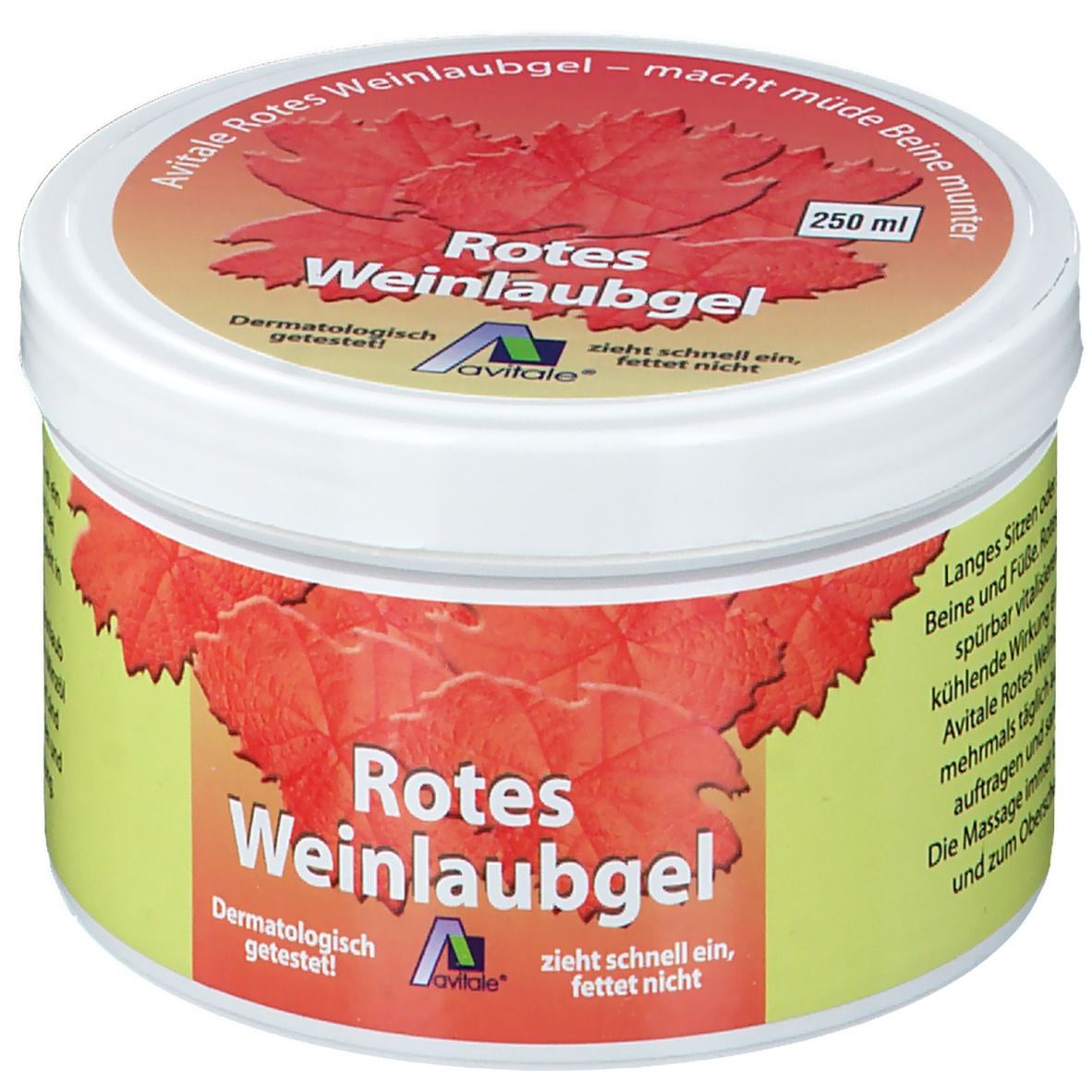 Rotes Weinlaubgel