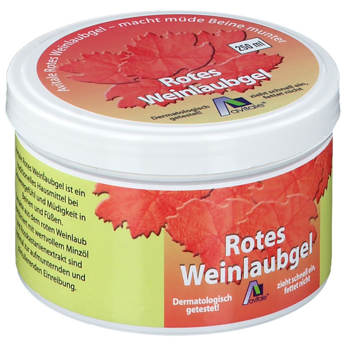 Rotes Weinlaubgel