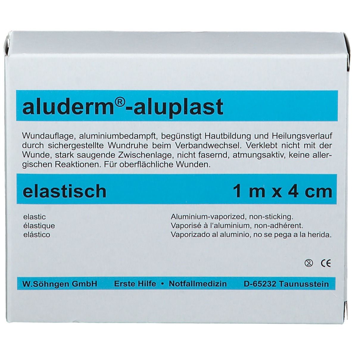 aluderm®-aluplast elastisch 1 m x 4