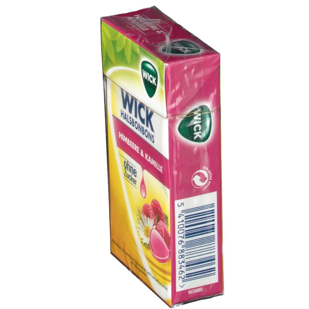 WICK Himbeere & Kamille Bonbons ohne  Zucker