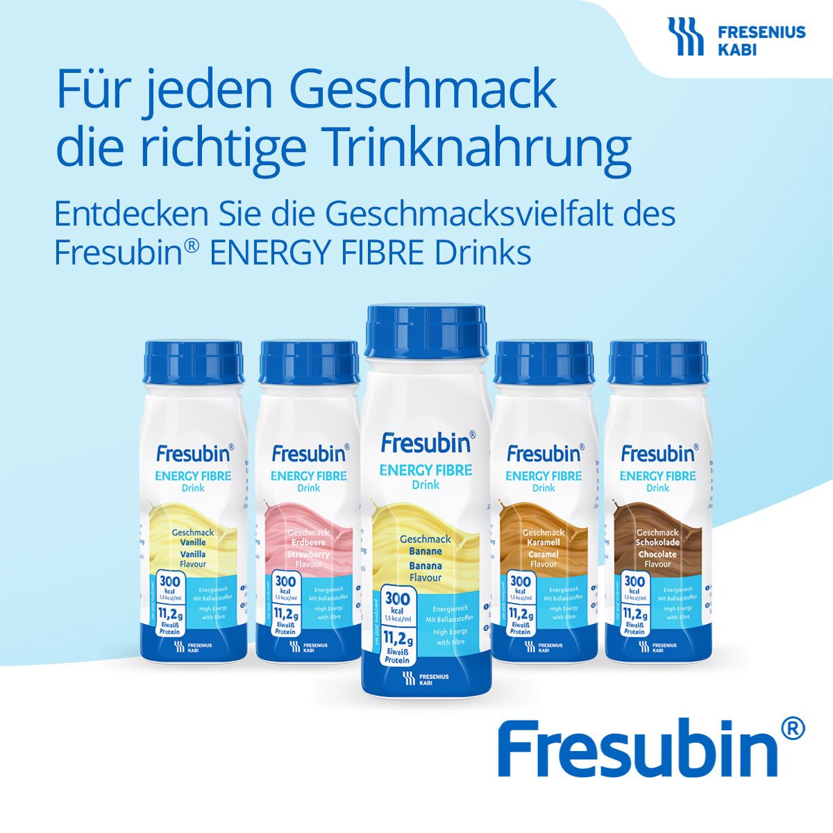 Fresubin Energy Fibre Trinknahrung Karamell | Astronautennahrung & Aufbaukost mit Vitaminen