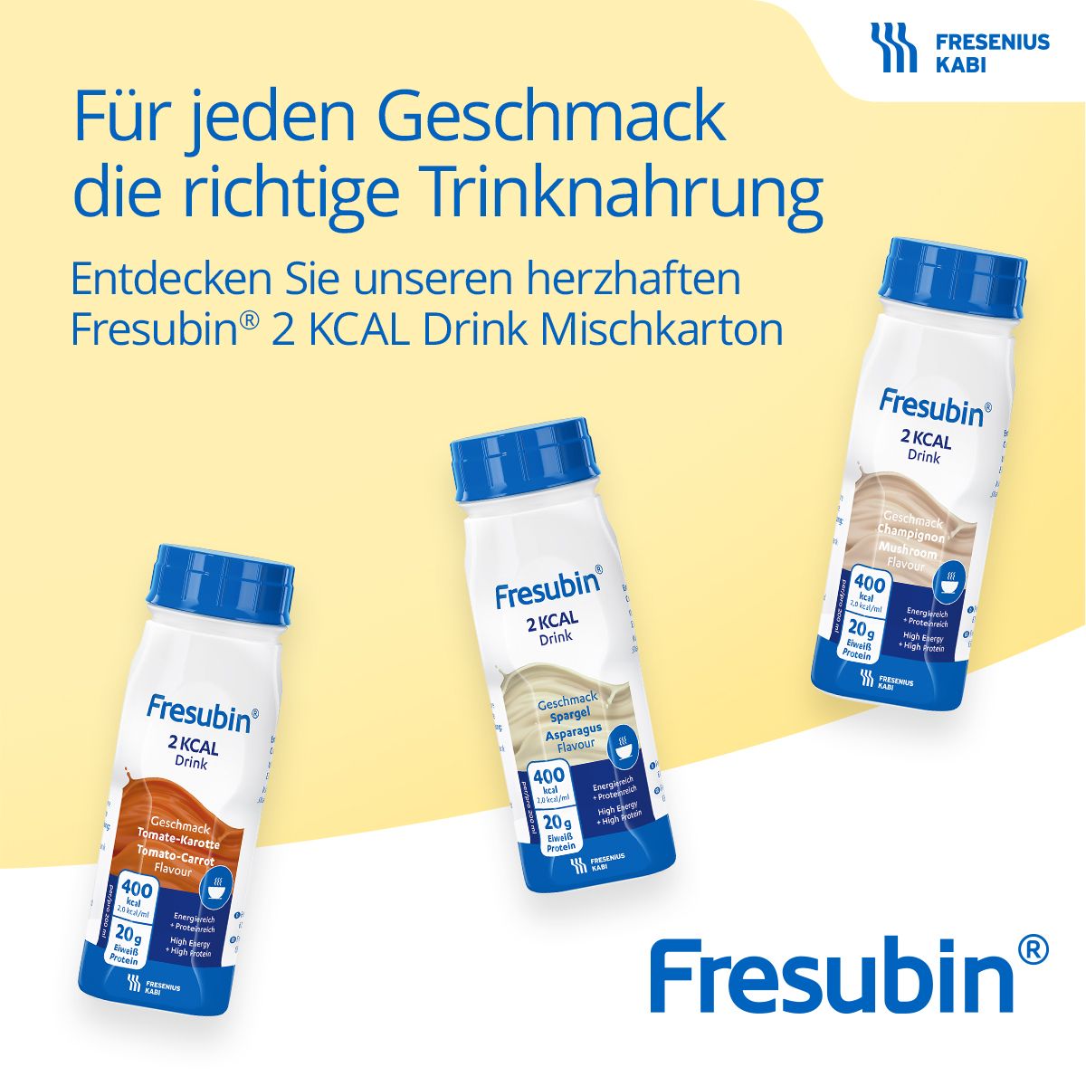 Fresubin 2 kcal Trinknahrung Waldfrucht | Aufbaukost & Nahrung mit Vitamin D für mehr Energie