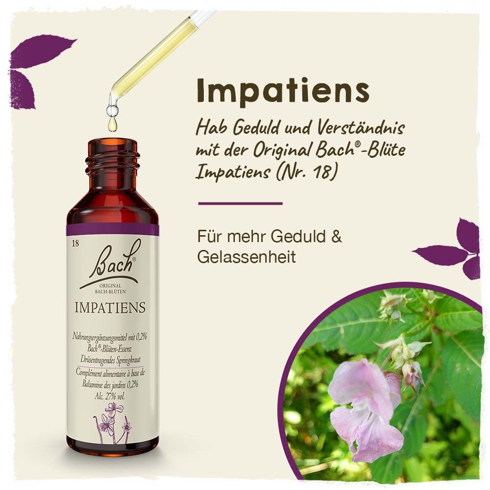 BACH®-BLÜTE IMPATIENS (Drüsentragendes Springkraut)