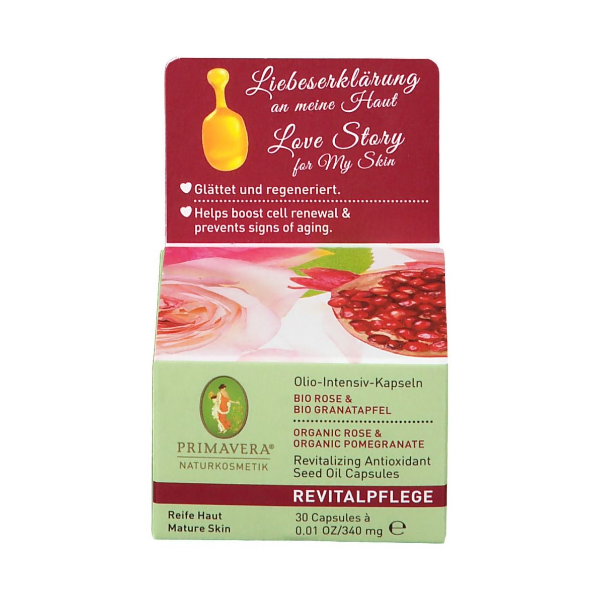 PRIMAVERA® Olio-Intensiv-Kapseln Rose-Granatapfel