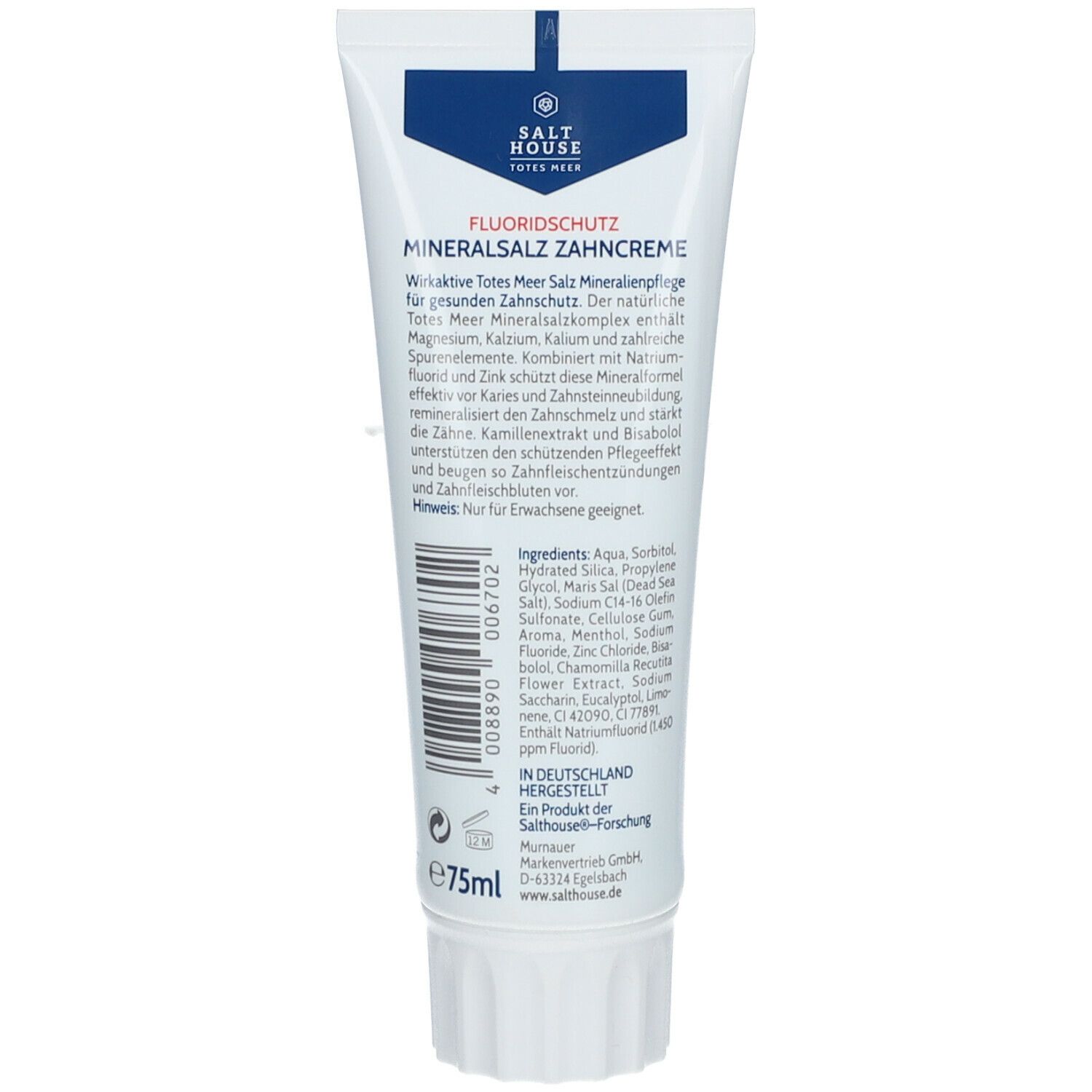 SALTHOUSE® Totes Meer Therapie Zahncreme