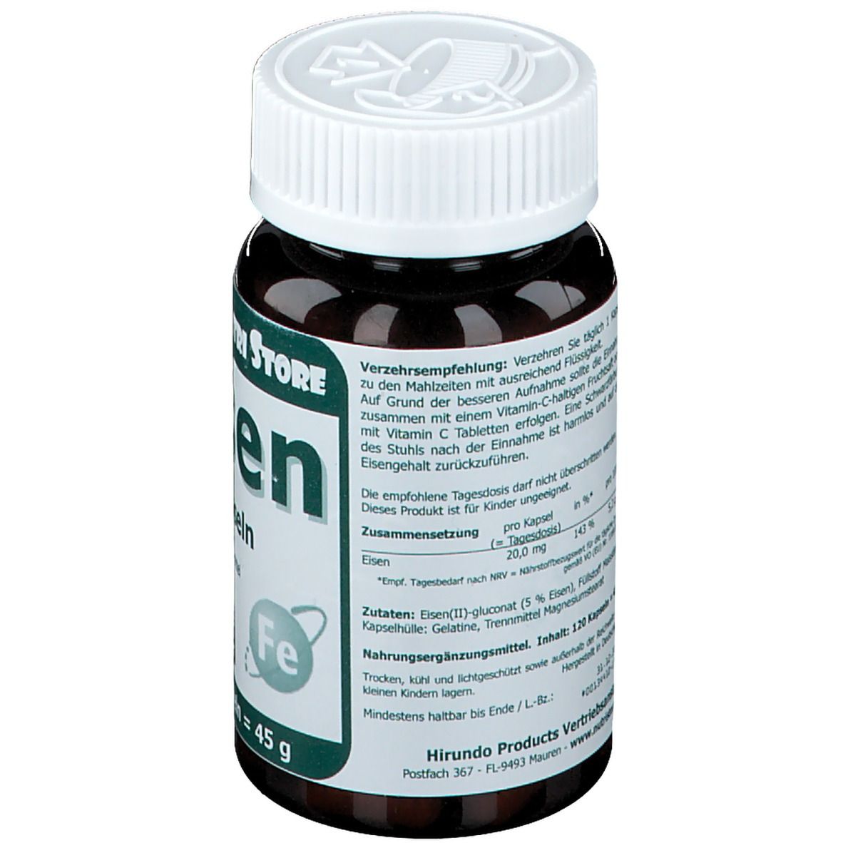 Eisen 20 mg Kapseln
