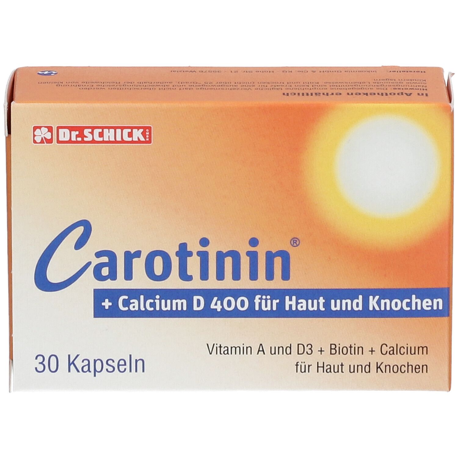 Carotin + Calcium D 400 Kapseln