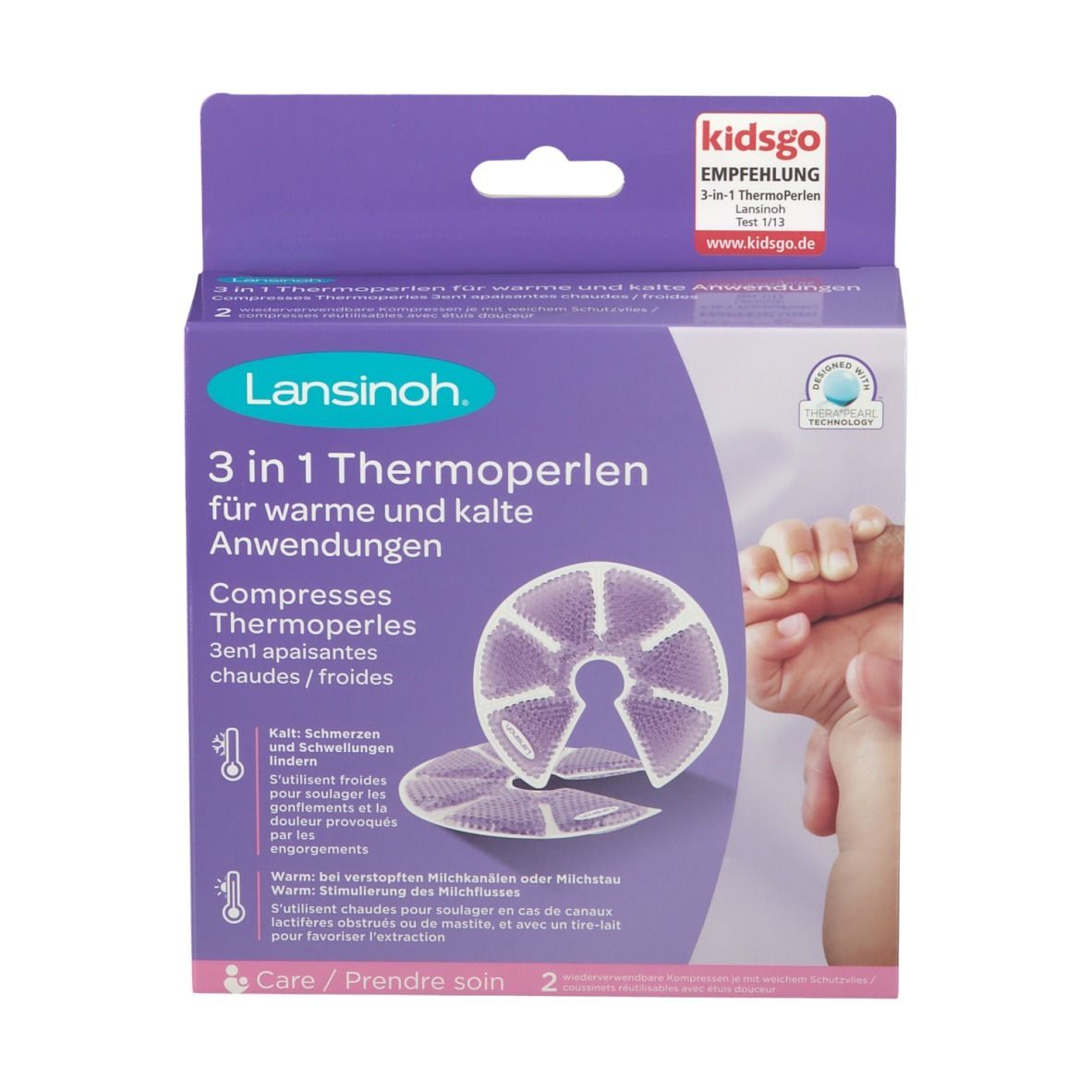 Lansinoh® Thera°Pearl® 3-in-1 ThermoPerlen-Kissen