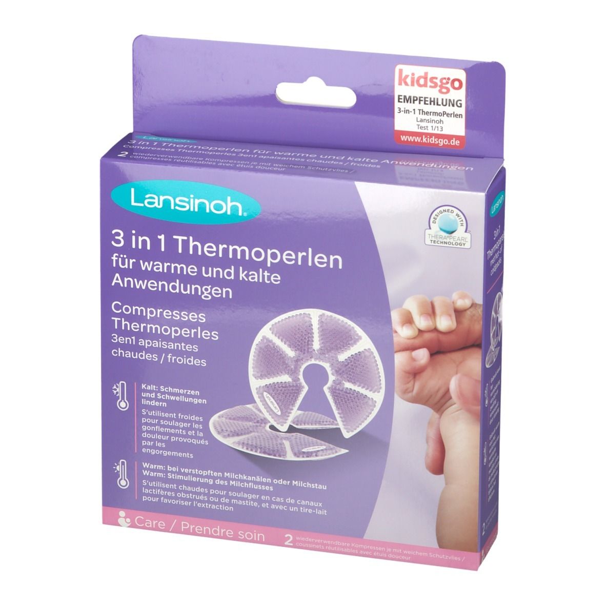 Lansinoh® Thera°Pearl® 3-in-1 ThermoPerlen-Kissen
