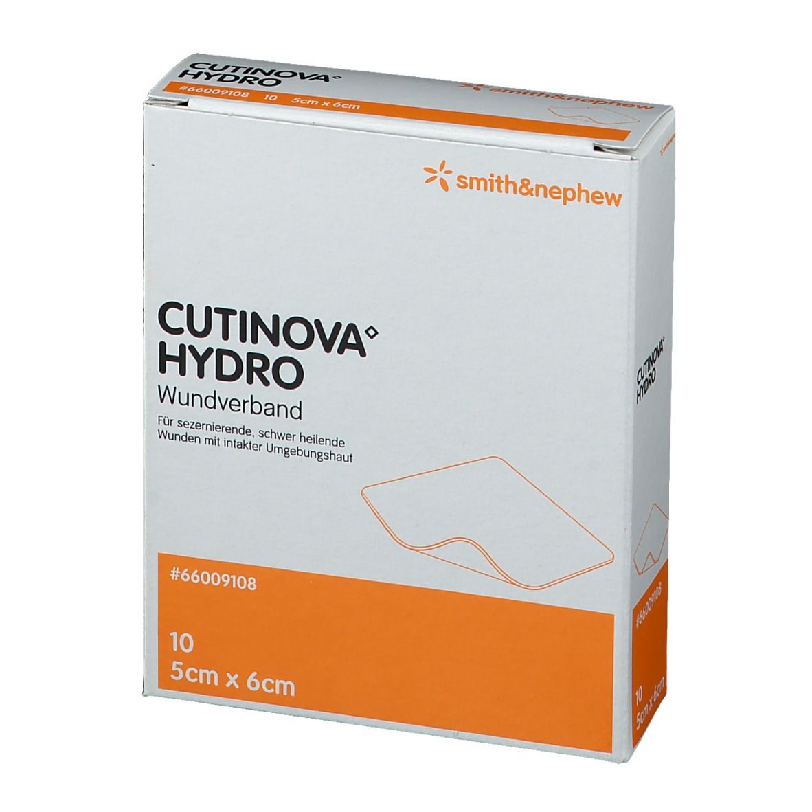 CUTINOVA® Hydro haftende Wundauflage 5 cm x 6 cm steril