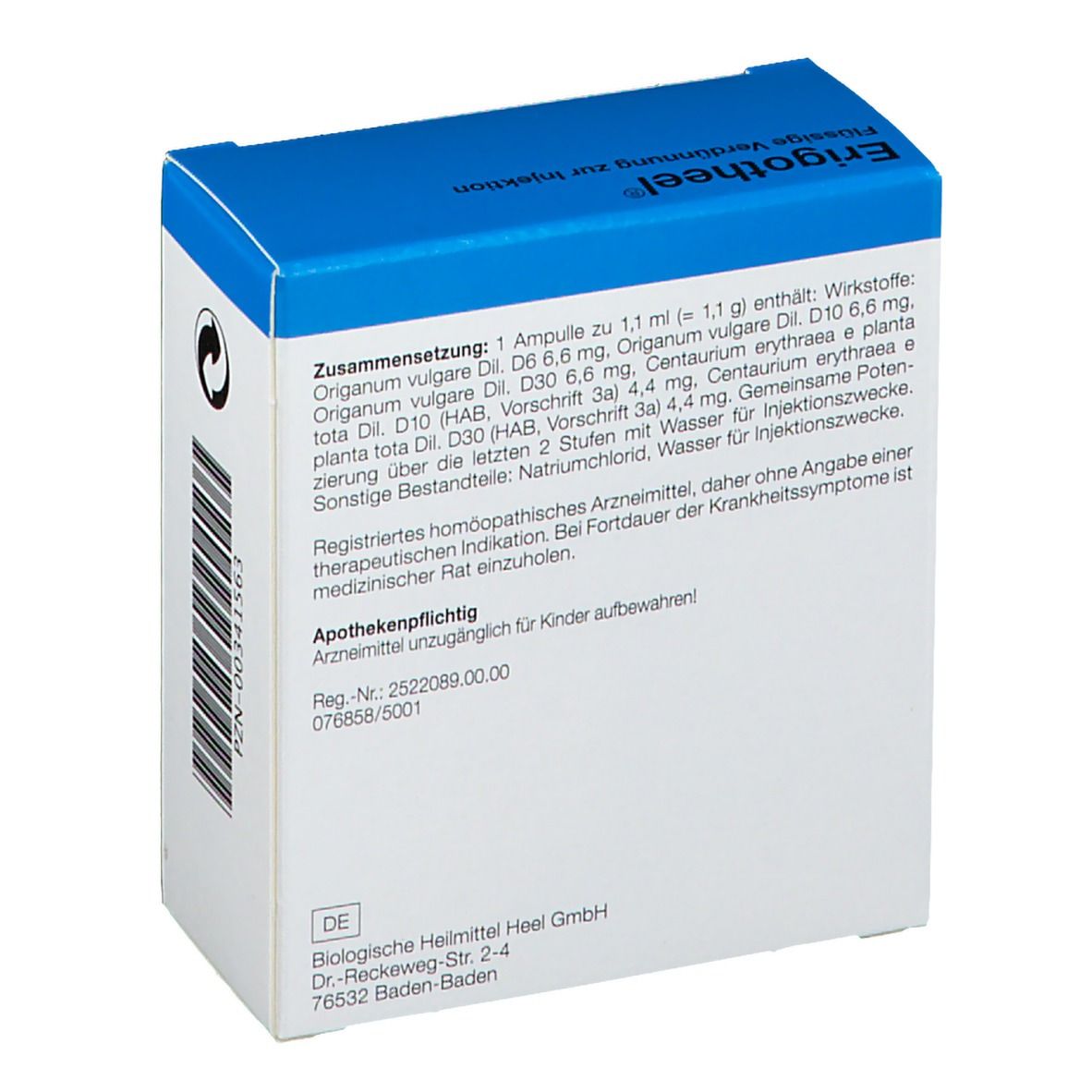 Erigotheel® Ampullen