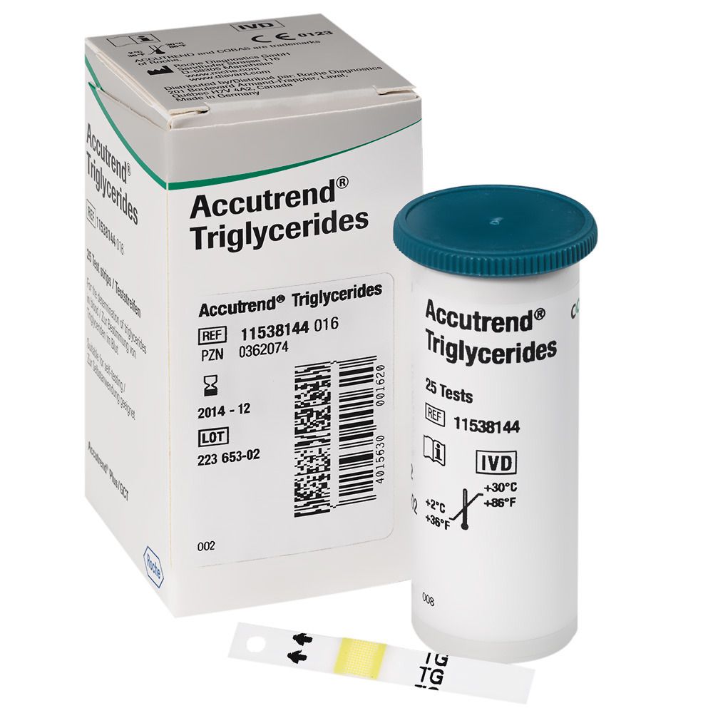 Accutrend® Triglycerides 25 Teststreifen