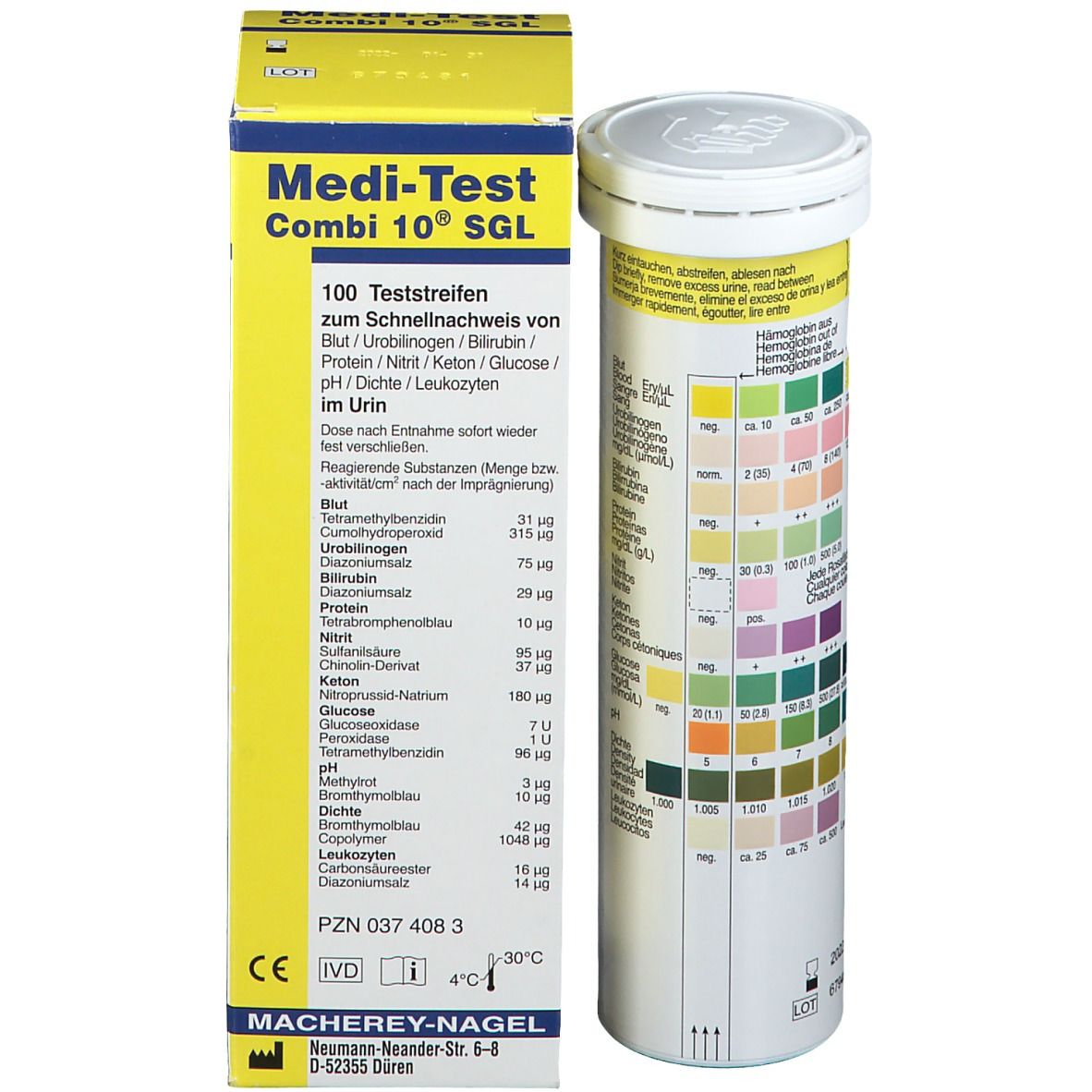 MEDI TEST COMBI 10 SGL