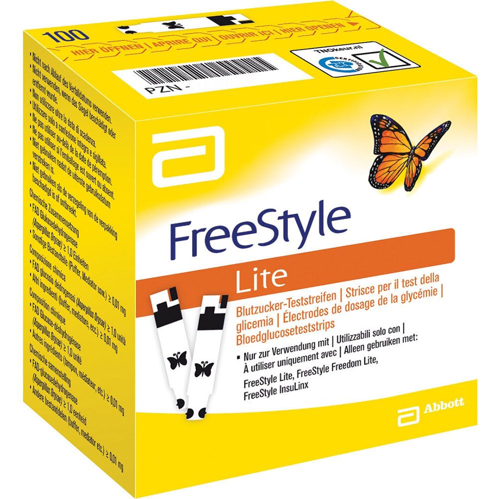 FreeStyle Lite Blutzucker Teststreifen ohne Codieren