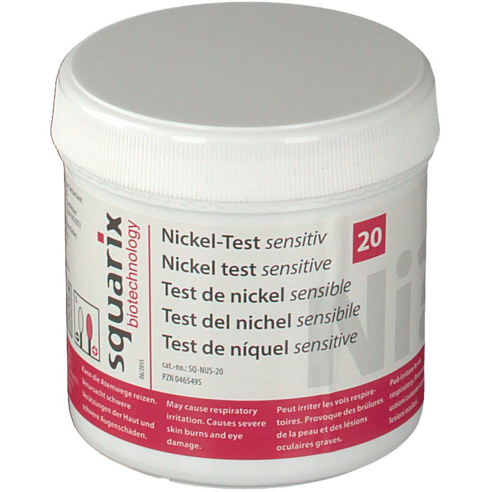 Nickeltest sensitiv
