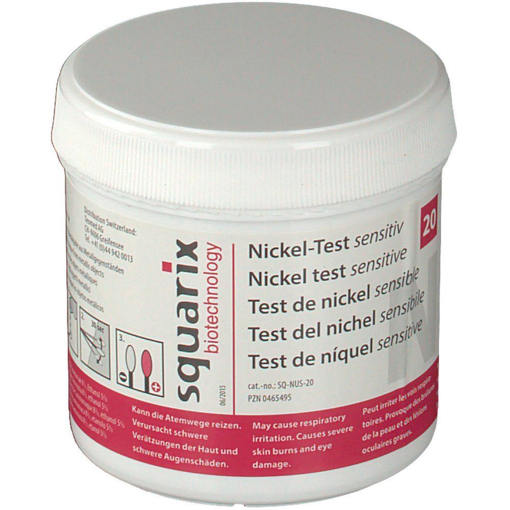 Nickeltest sensitiv
