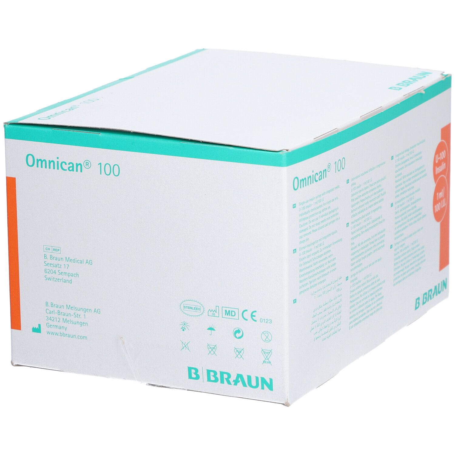 OMNICAN 100 1ML 0.30X8MM