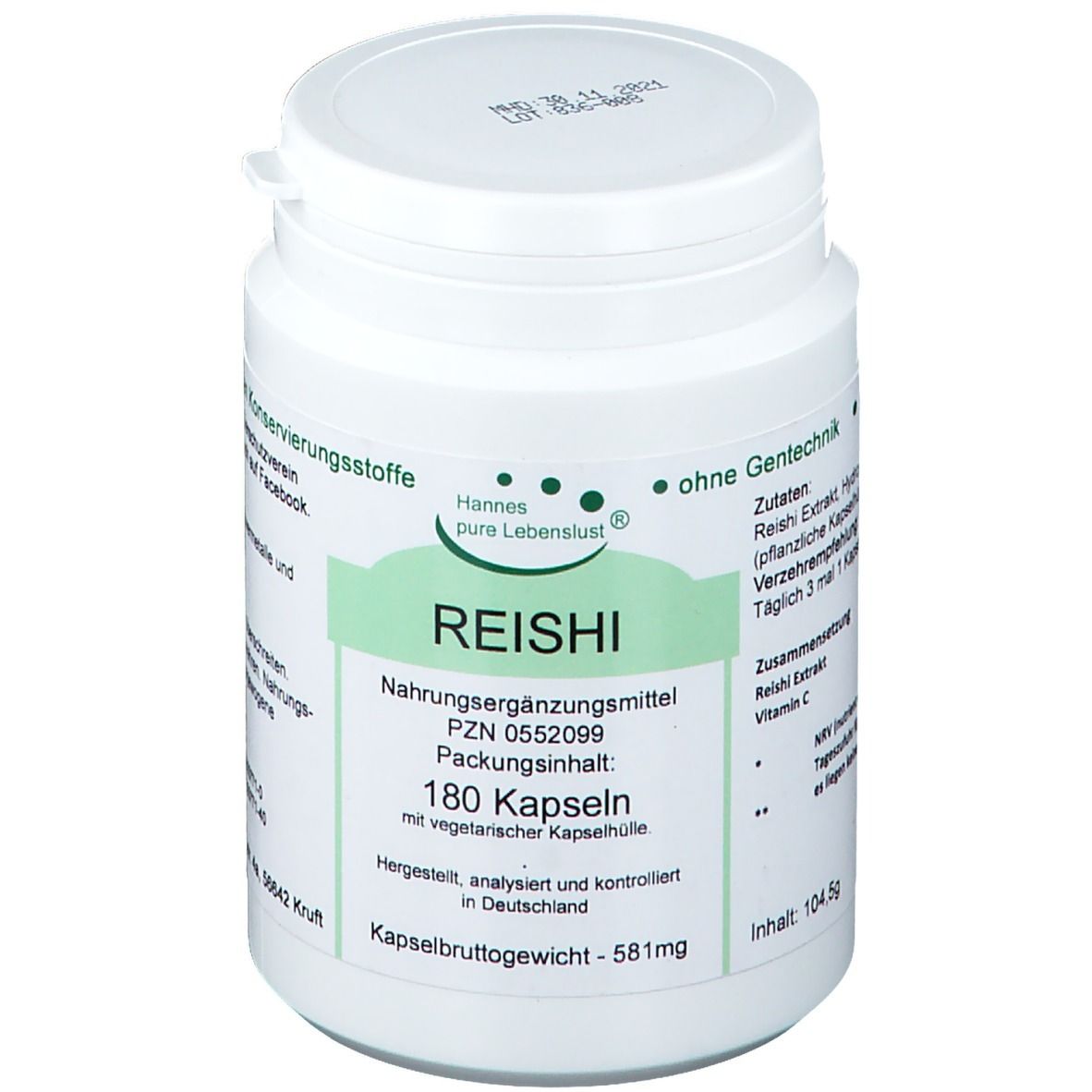 Hannes pure Lebenslust® REISHI