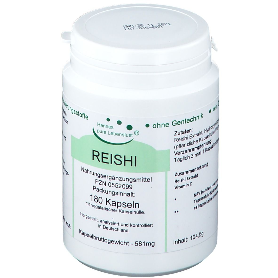 Hannes pure Lebenslust® REISHI