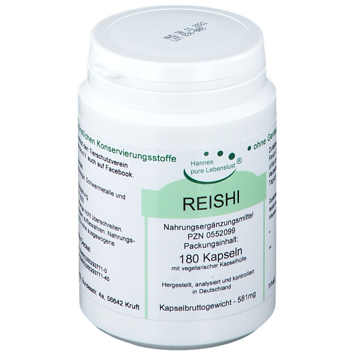 Hannes pure Lebenslust® REISHI