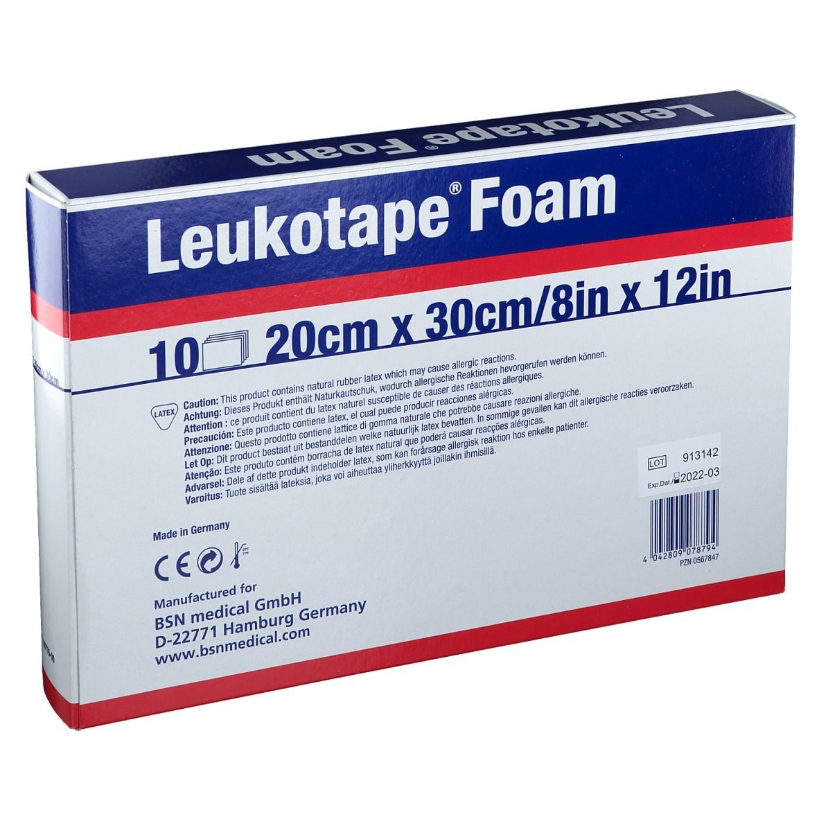 Leukotape® Foam 20 cm x 30 cm