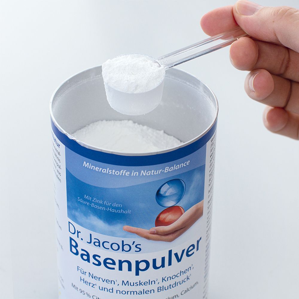 Dr. Jacob's Basenpulver Original Basen-Citrat-Mineralstoffe Basische Elektrolyte