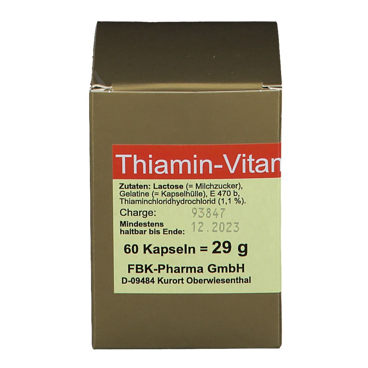 Thiamin-Vitamin B1