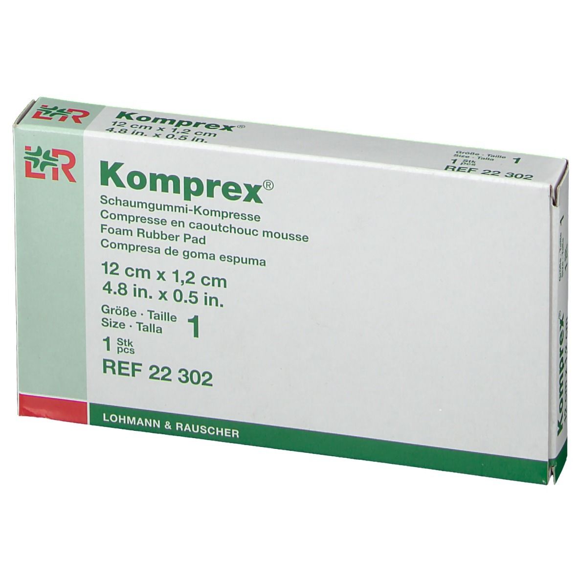 Komprex® Schaumgummikompresse Gr. 1 nierenförmig