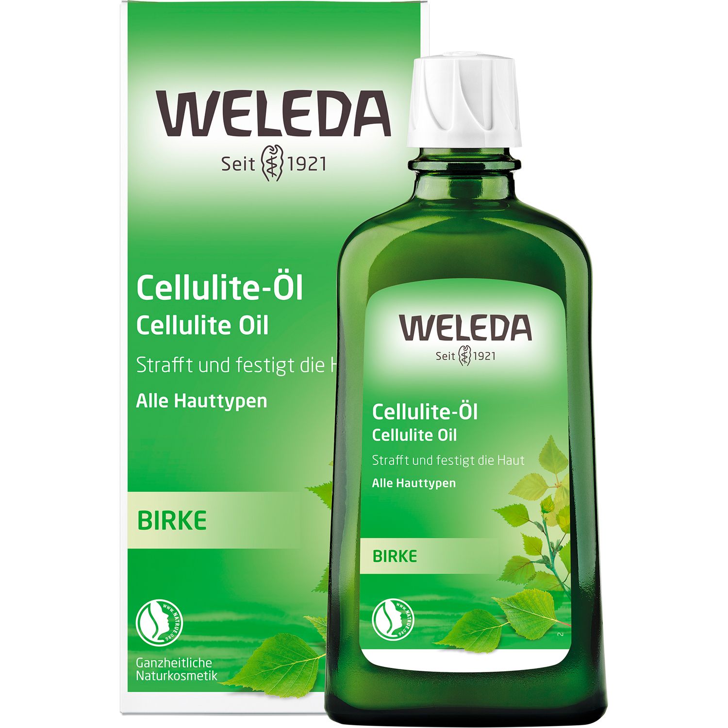 Weleda Cellulite-Öl Birke - glättet, strafft und verbessert das Hautbild bei regelmäßiger Massage