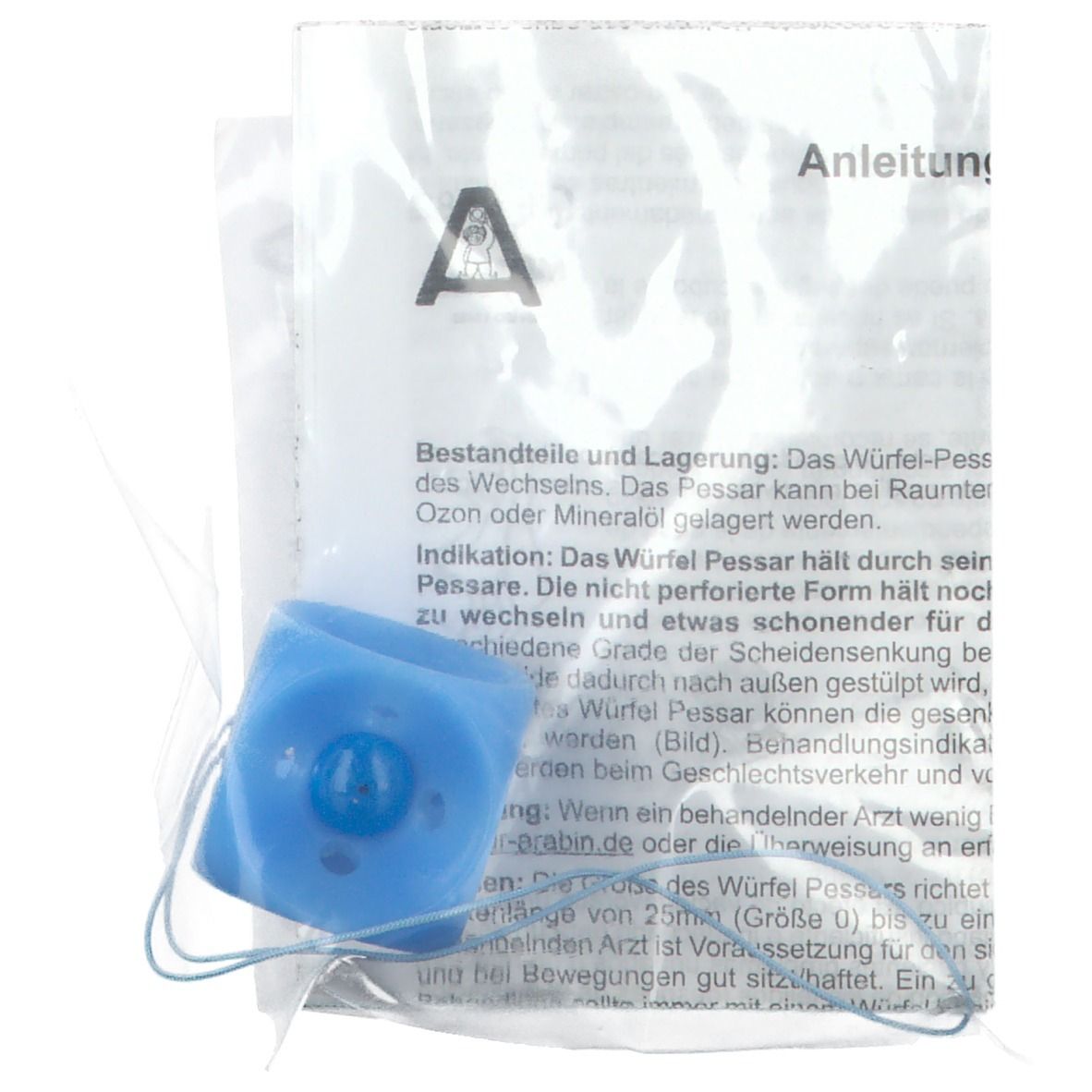 Arabin® Würfelpessar perforiert 29 mm Gr. 1