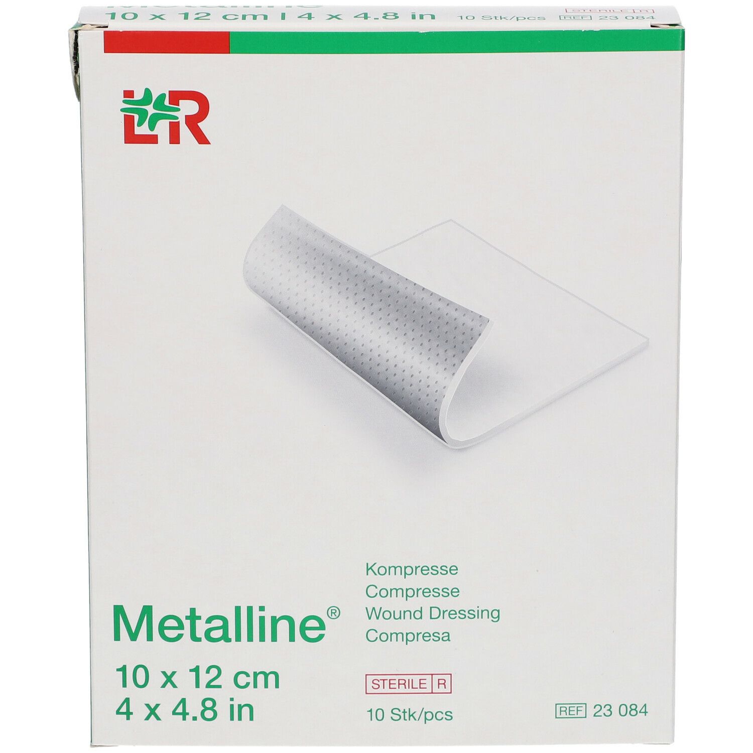 Metalline® Kompresse 10 cm x 12 cm steril