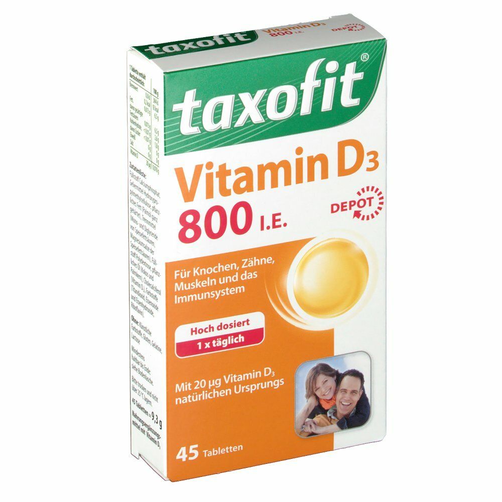 taxofit® Vitamin D3 800 Depot Tabletten