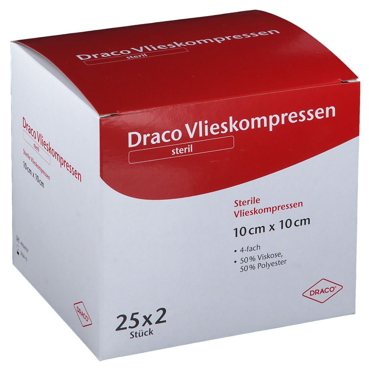 Draco Vliesstoffkompressen 10 x 10 cm steril