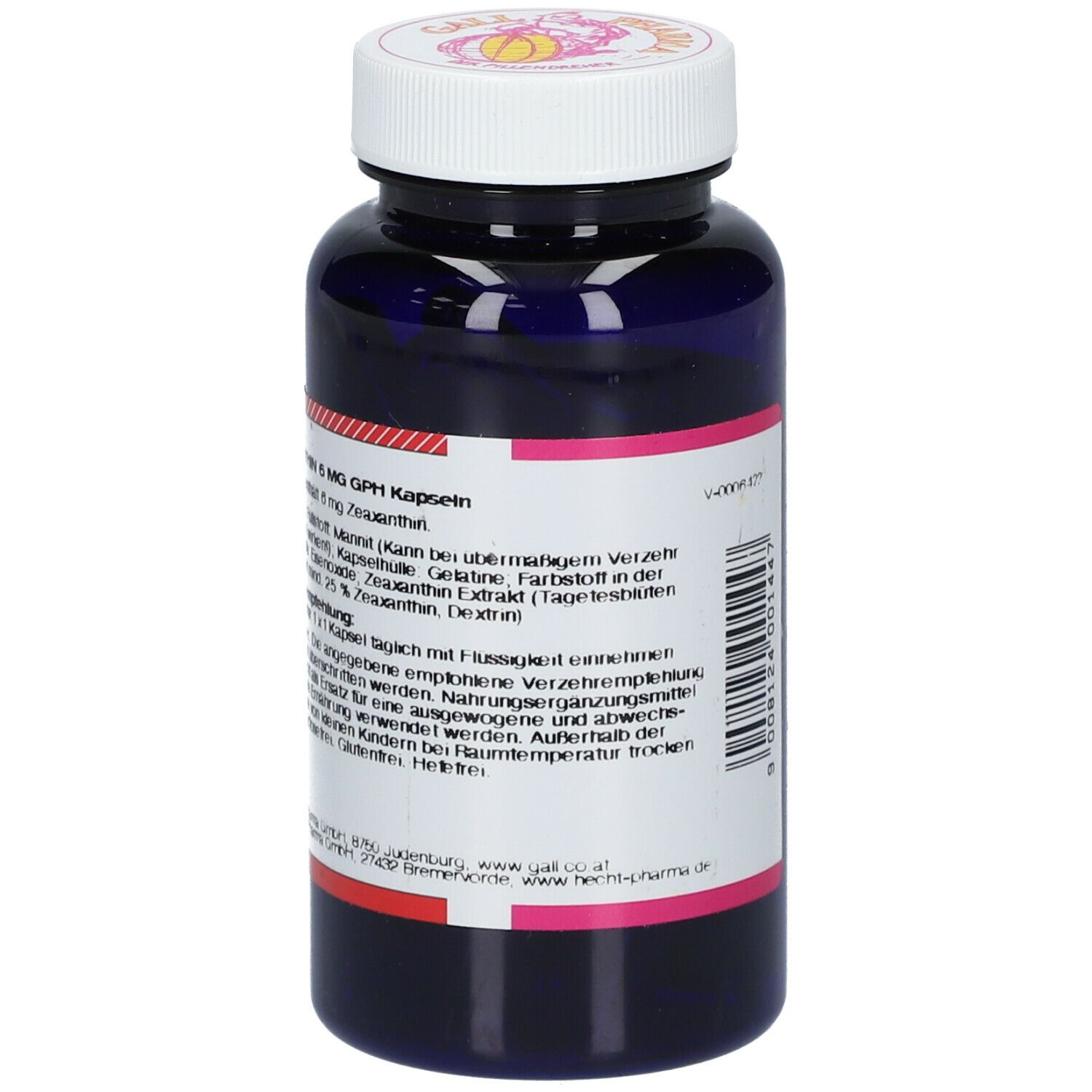 GALL PHARMA Zeaxanthin 6 mg GPH Kapseln
