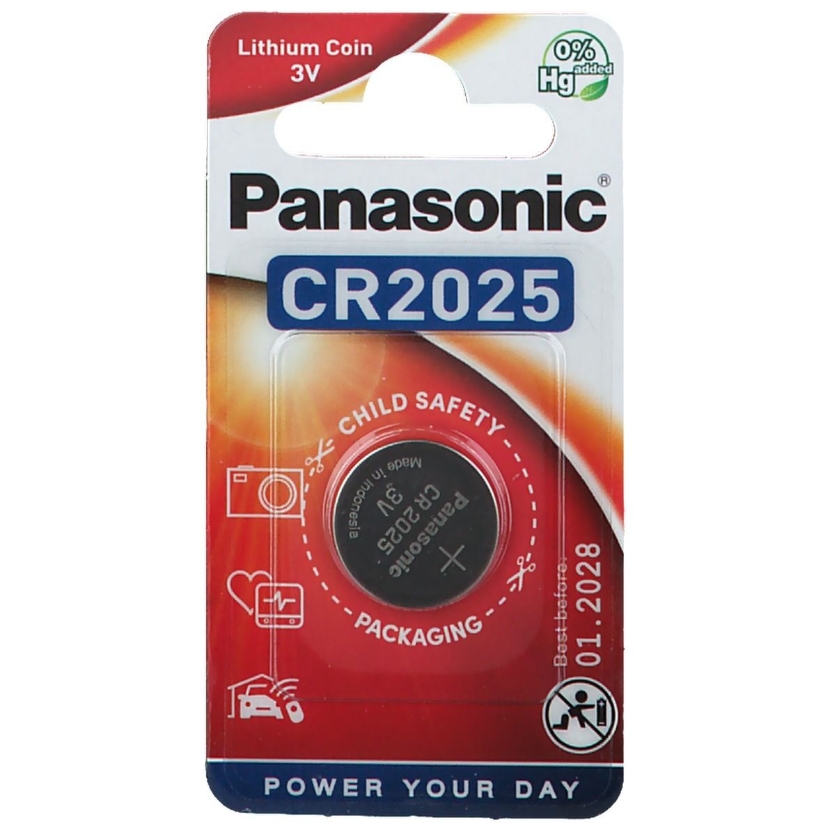 Panasonic® CR2025 3V