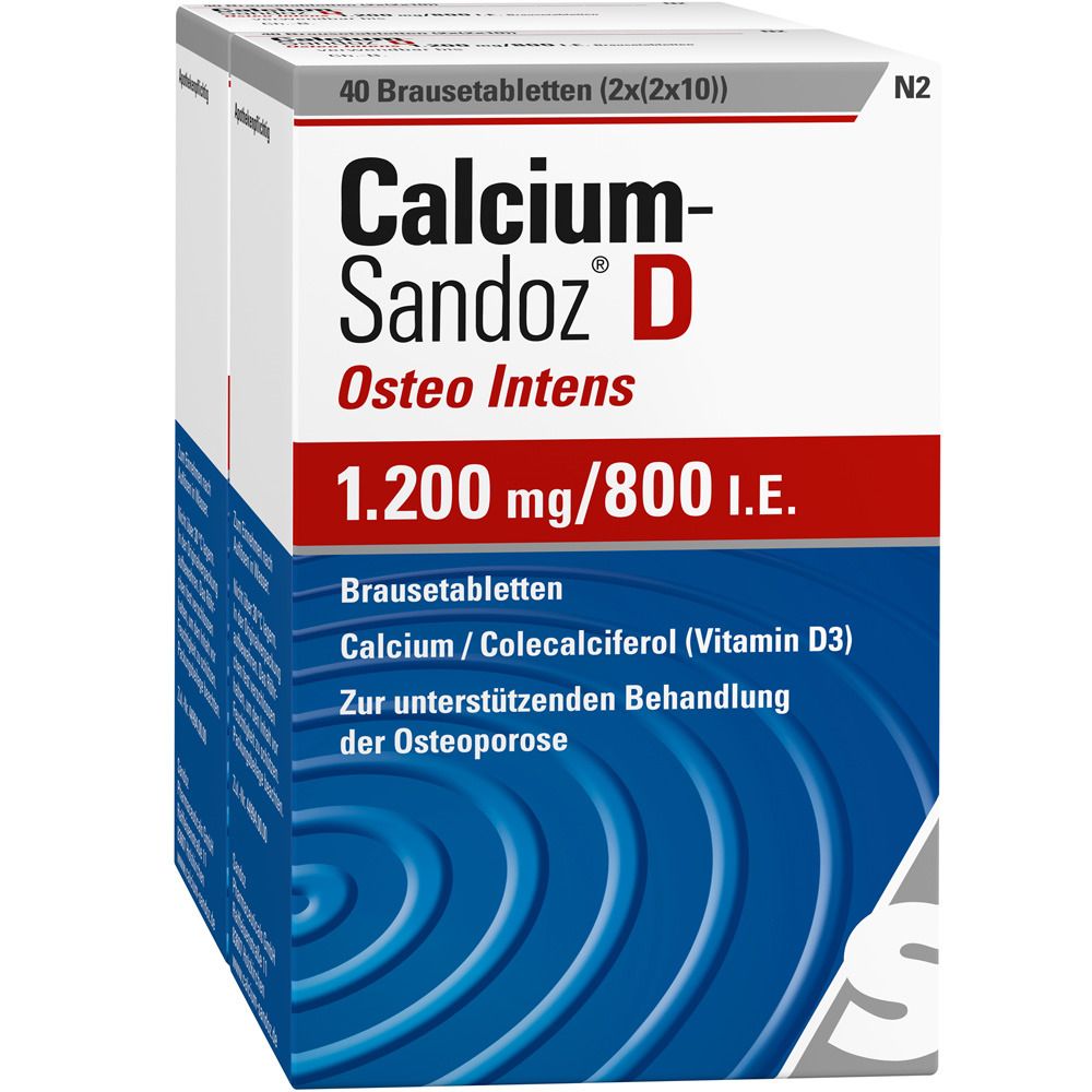 Calcium-Sandoz® D Osteo intens 1200 mg / 800 I.E.