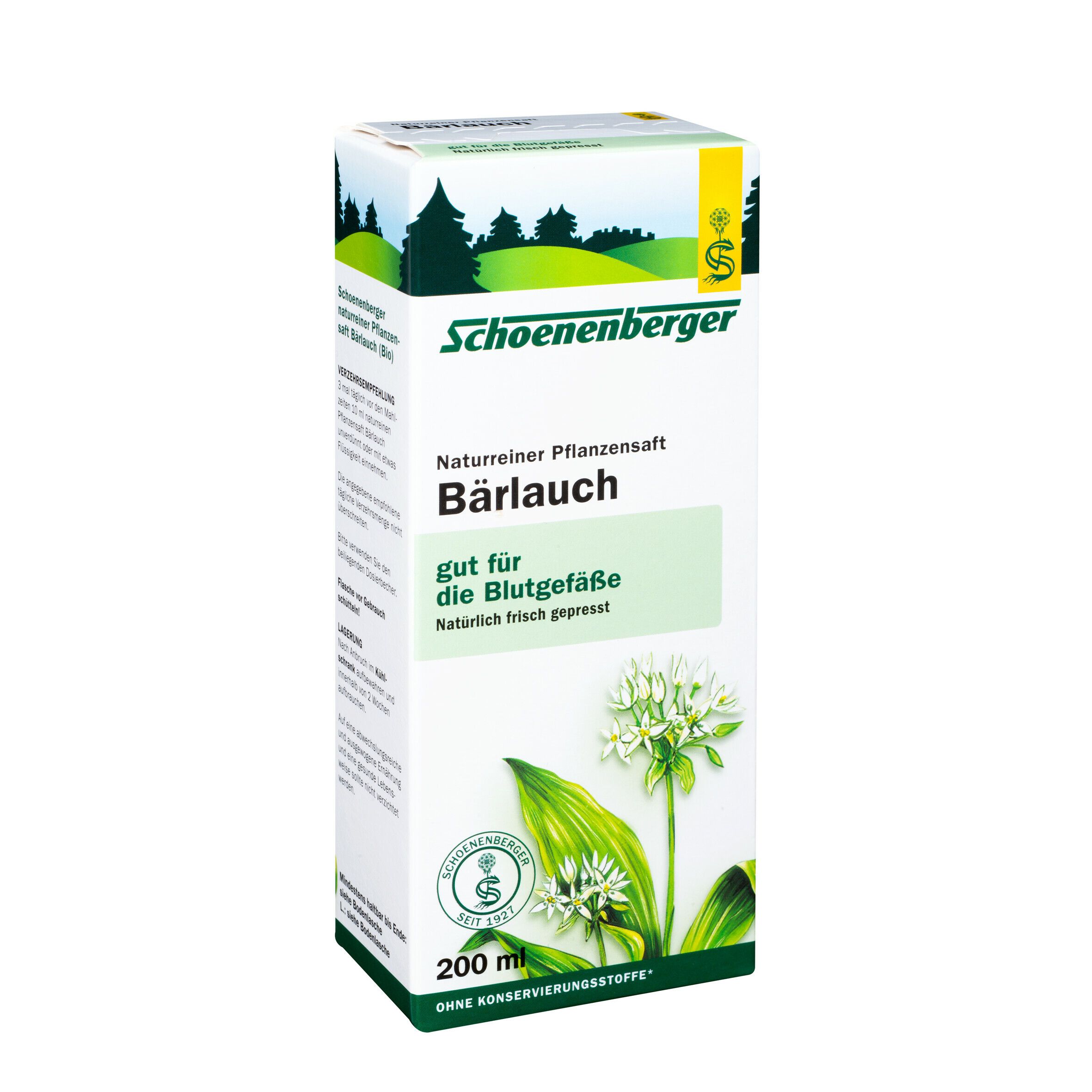 Schoenenberger® naturreiner Pflanzensaft Bärlauch